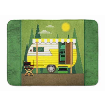Carolines Treasures Greatest Adventure Retro Camper Machine Washable Memory Foam Mat BB5478RUG